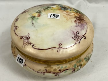 Hand Painted Bavaria Vanity Jar