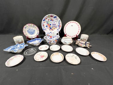 Large Group of Early China and Glassware