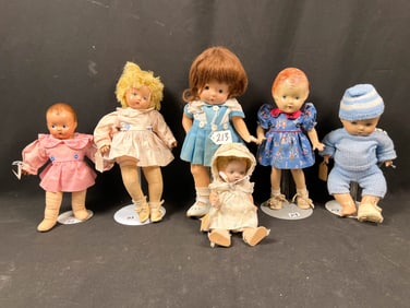6 Effanbee dolls