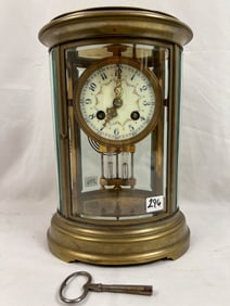 Oval Crystal Regulator clock