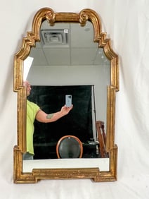 Large Contemporary Goldleaf Entry Mirror