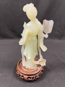Jade carved woman