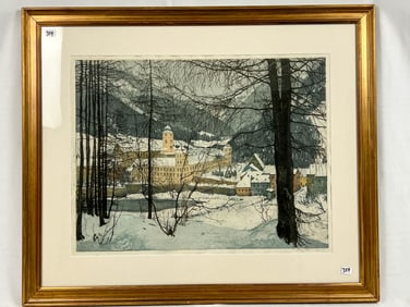 Luigi Kasimir Etching and Aquatint on Paper