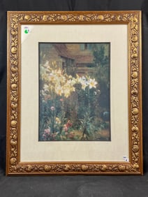 Walter Osborn Print of Lillies
