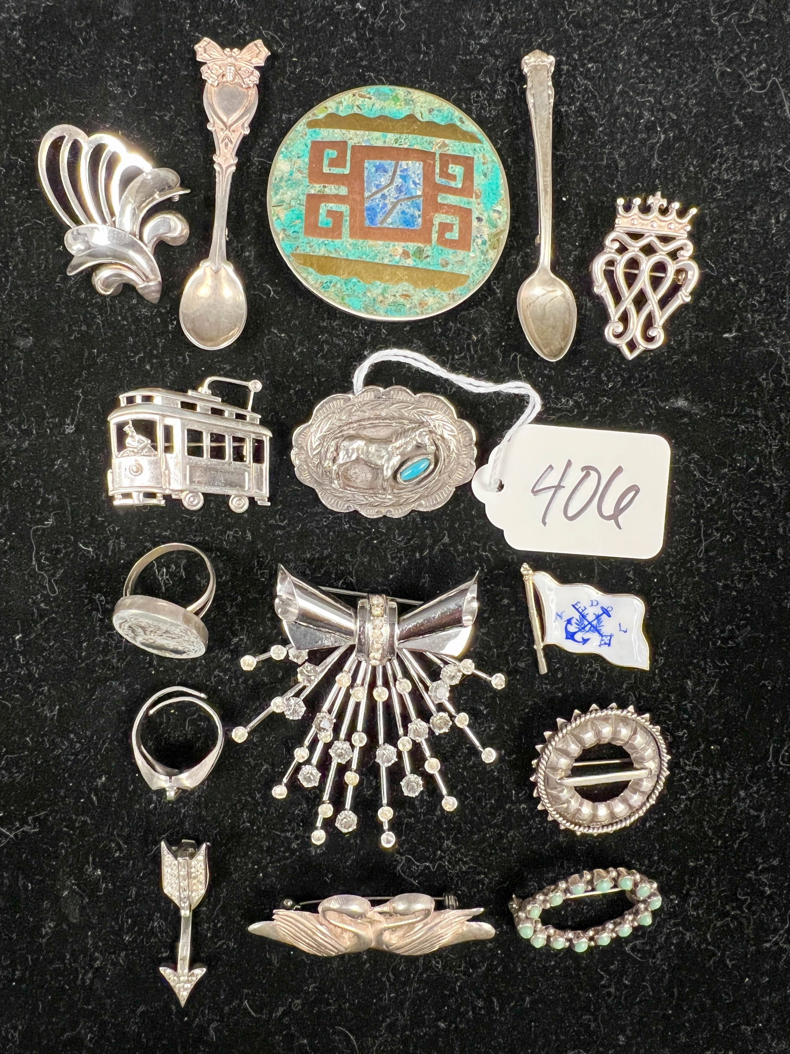 Mixed Lot of Sterling and Silver Jewelry (1 of 2)
