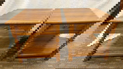 Pair of Stickley Cherry End Tables with One Drawer