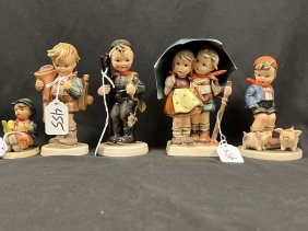 Group of 5 Early Marked Hummel Figurines