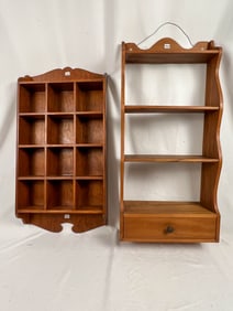Pair of Knick Knack Shelves