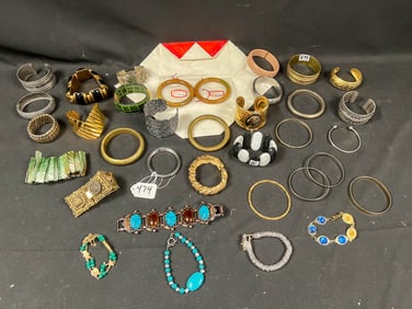 Large Tray Lot of Quality Bracelets