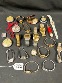 Mixed lot of Pocket Watches and Wrist Watches