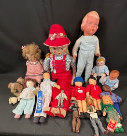 Lot of 14 Assorted Dolls