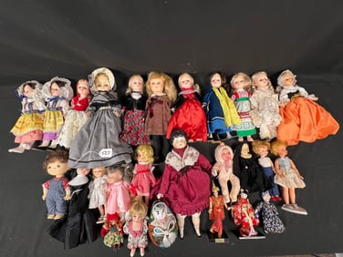 Lot of 27 Dolls to include Effanbee