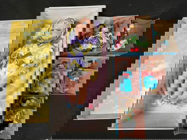 Lot of Travel Dolls and Baby Doll