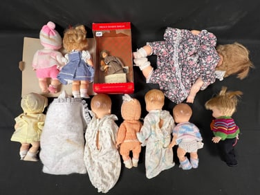 Lot of Vintage Baby Dolls