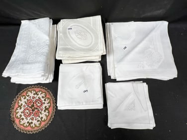Mixed Lot of Linen Napkins