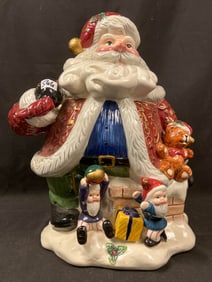 Vintage Kaldun & Bogle Ceramic Santa Vase