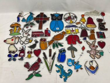 Mixed lot of Stained Glass Suncatchers