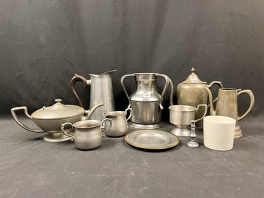 Mixed Lot of Assorted Pewter