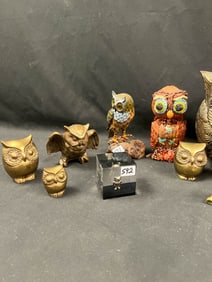 Lot of Assorted Owls