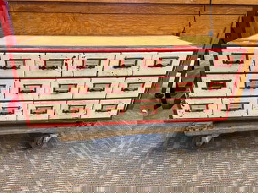 18 Drawer Library Card Catalogue