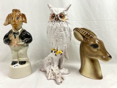 Three Porcelain and Ceramic Items