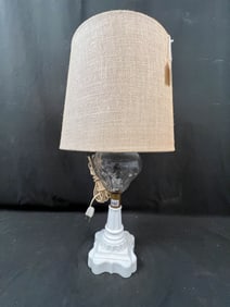 Vintage Milkglass Lamp