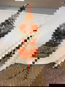 Vintage 1900's ladies golf tournament Gleneagles Dallas Course, Full size Dress Form trophy