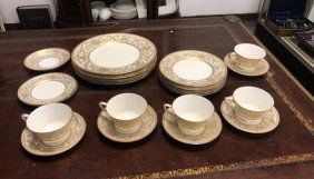 Set of Royal Worcester English Bone China "Embassy" Pattern