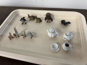 Group of Vienna Bronze Cold Painted Animals