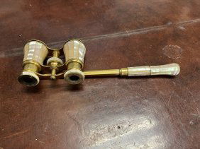 Pair of Antique French Lorgnette Opera Glasses