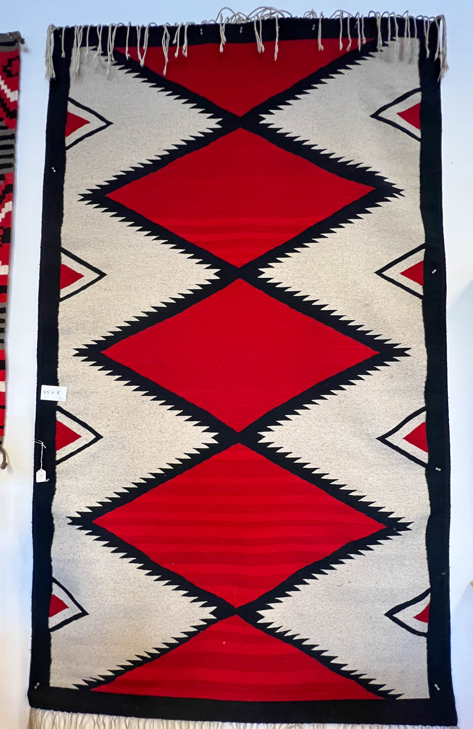 Large Zapotec Diamond Rug (1 of 4)