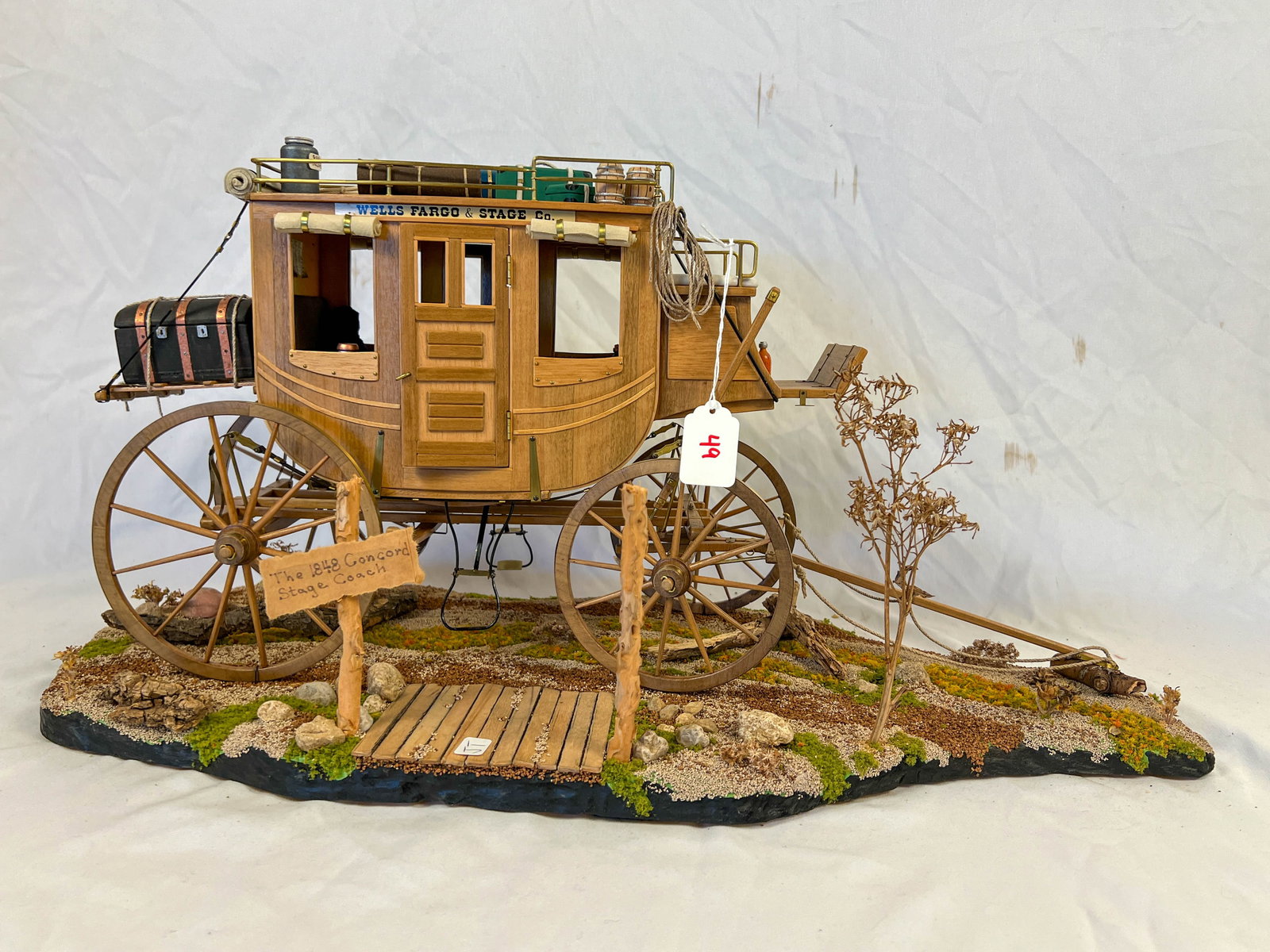 "Wells Fargo 1848 Concord State Coach" Model by Robert Foss (1 of 6)