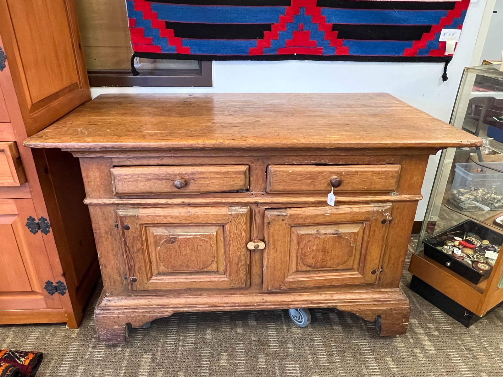 Norwegian 18th Century Pine Cabinet (1 of 6)