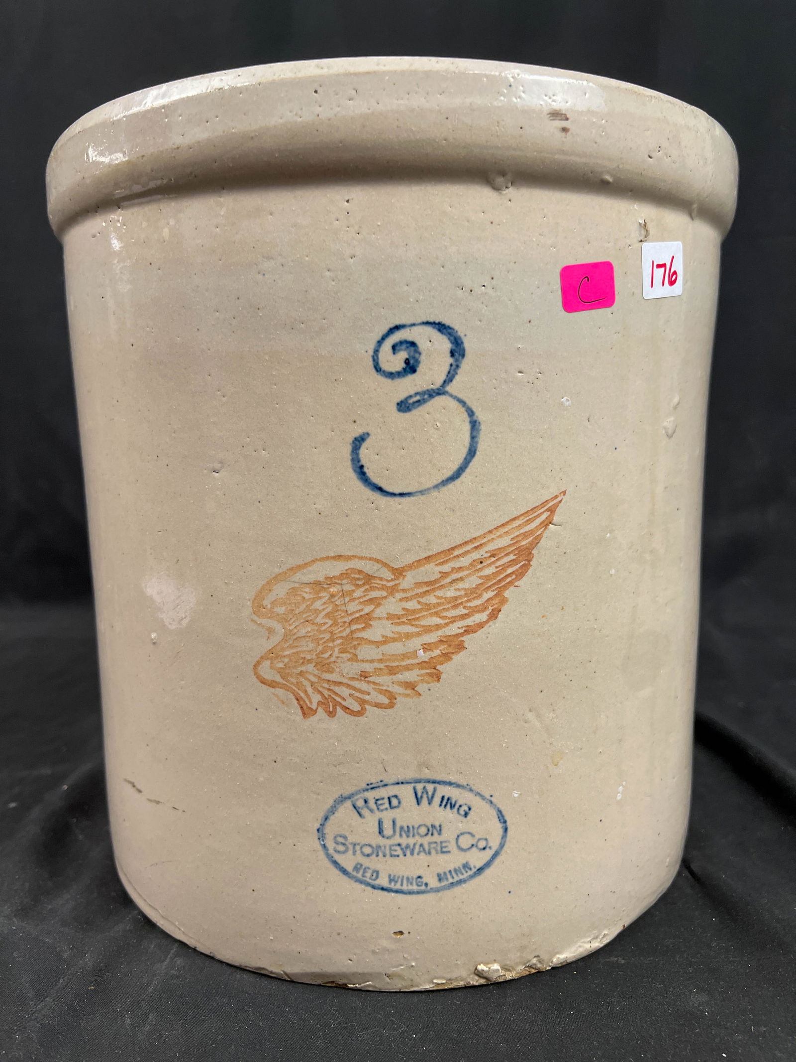 3 Gallon Red Wing Crock (1 of 3)