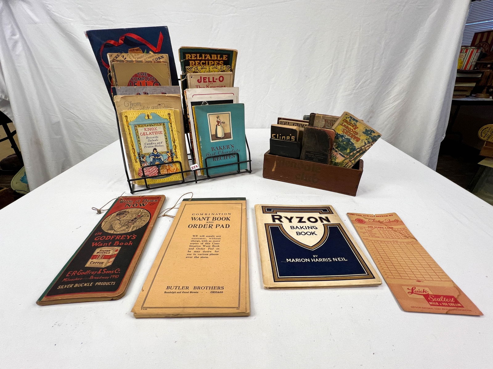 Turn of the Century Cook Book Lot (1 of 4)