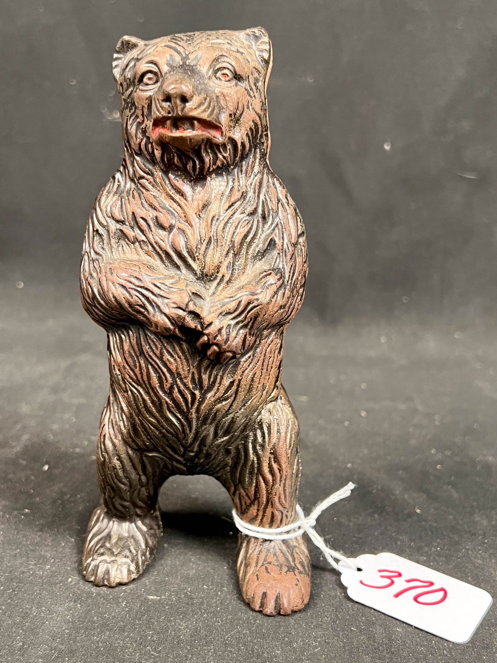 Cast Iron Door Stop Elephant and Cast Iron Bank Standing Bear (1 of 12)