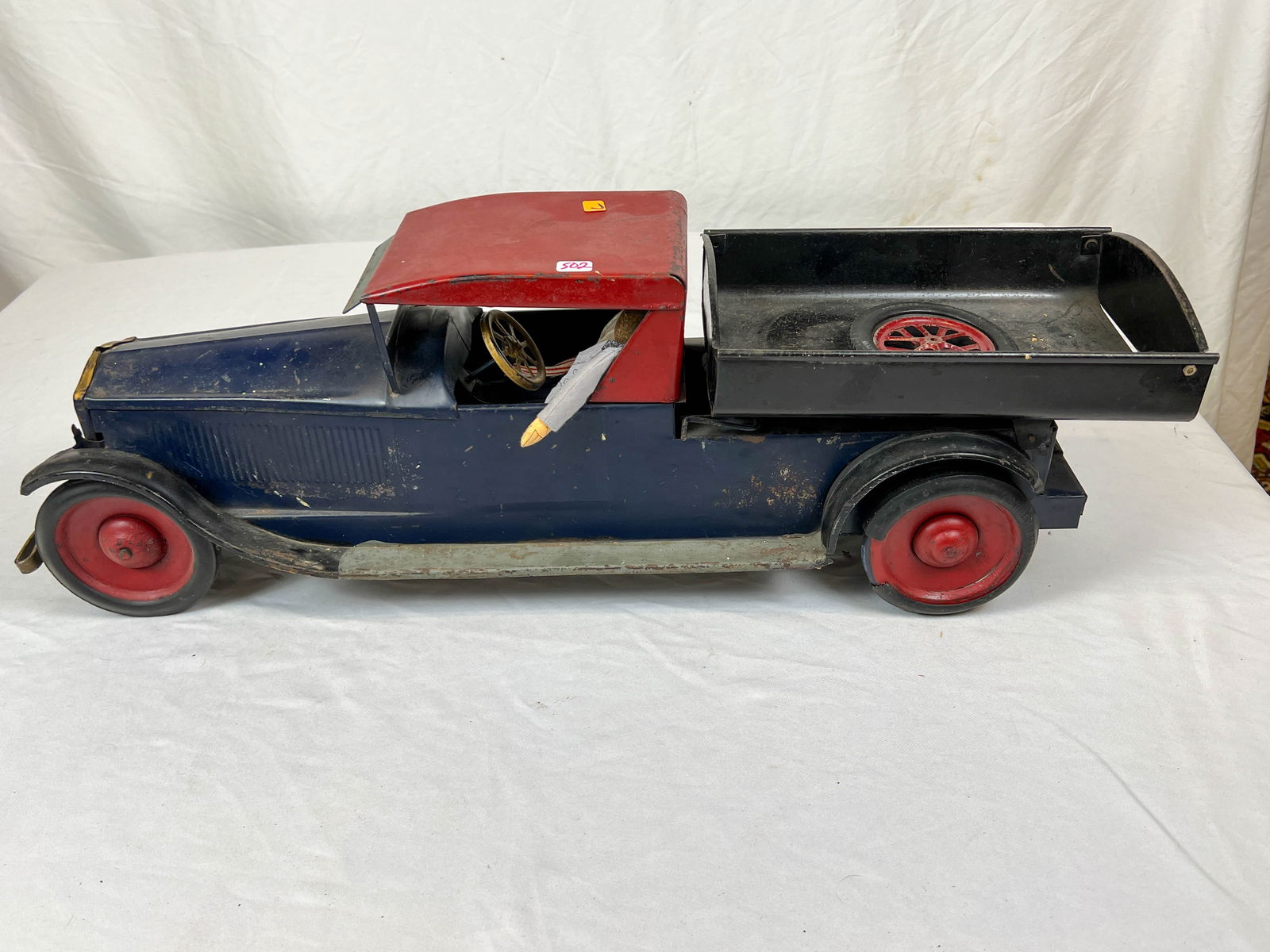 Vintage Metal Roadster with Cloth Dolls (1 of 6)