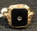 267: Group of gold rings to include 10K gold and onyx ( - 5