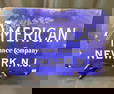 American Insurance Company Enamled Advertising Sign. C.1900