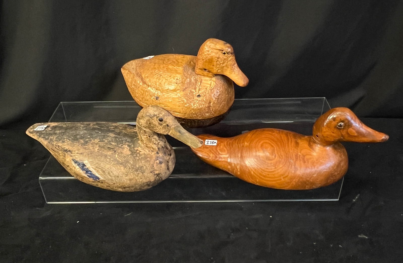 3 Folk Art Duck Decoys c. 1900 (1 of 13)