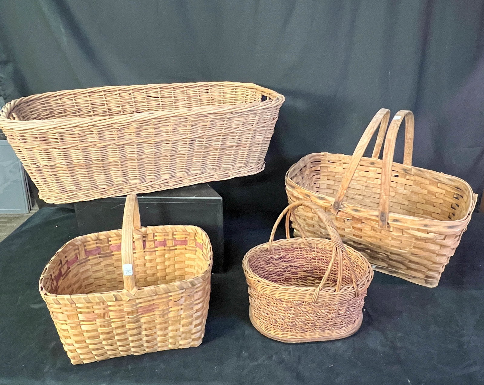 4 Early Wisconsin Baskets c. 1800's (1 of 15)