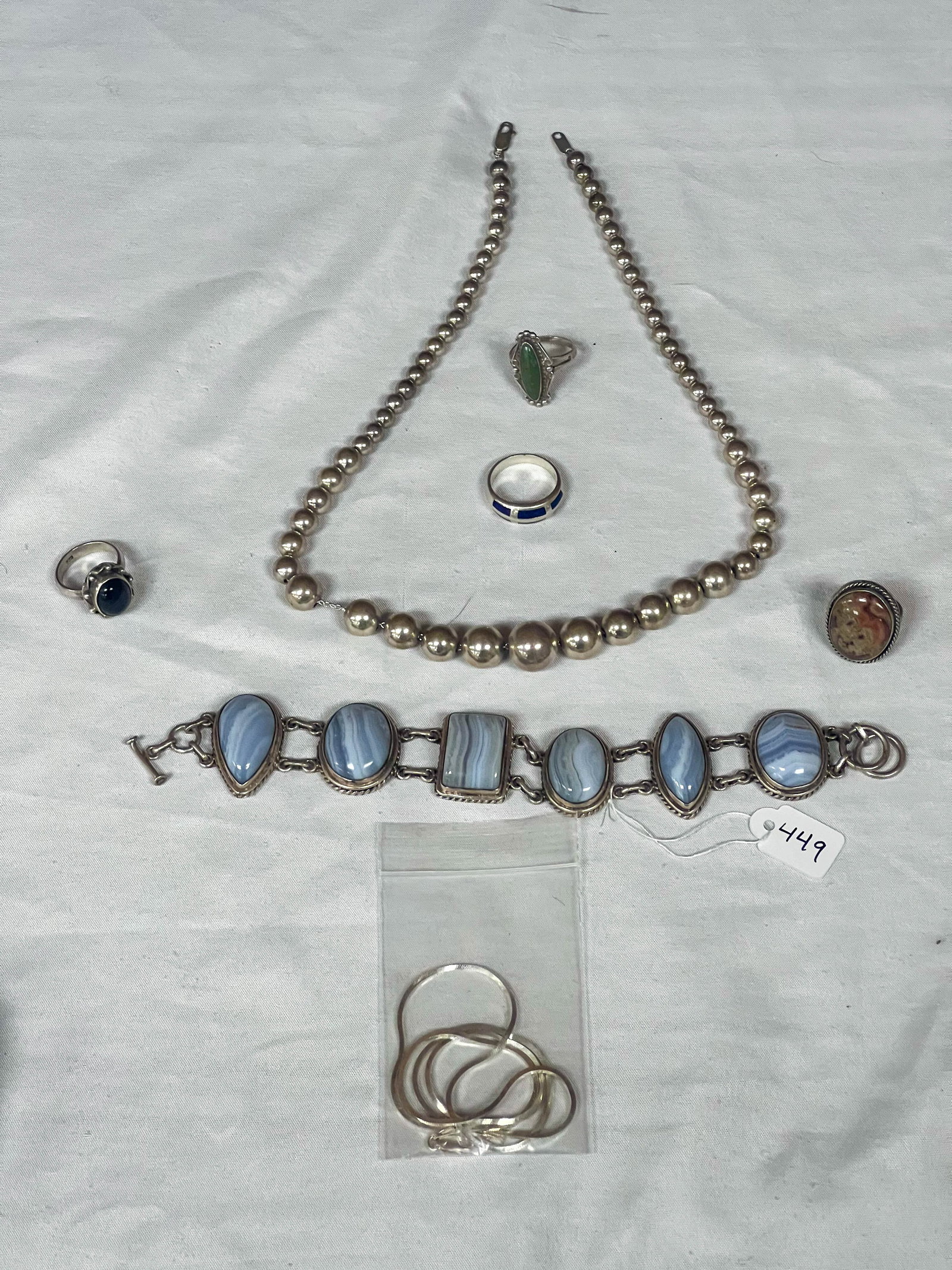 Sterling Jewelry to include Agate and Onyx (1 of 4)