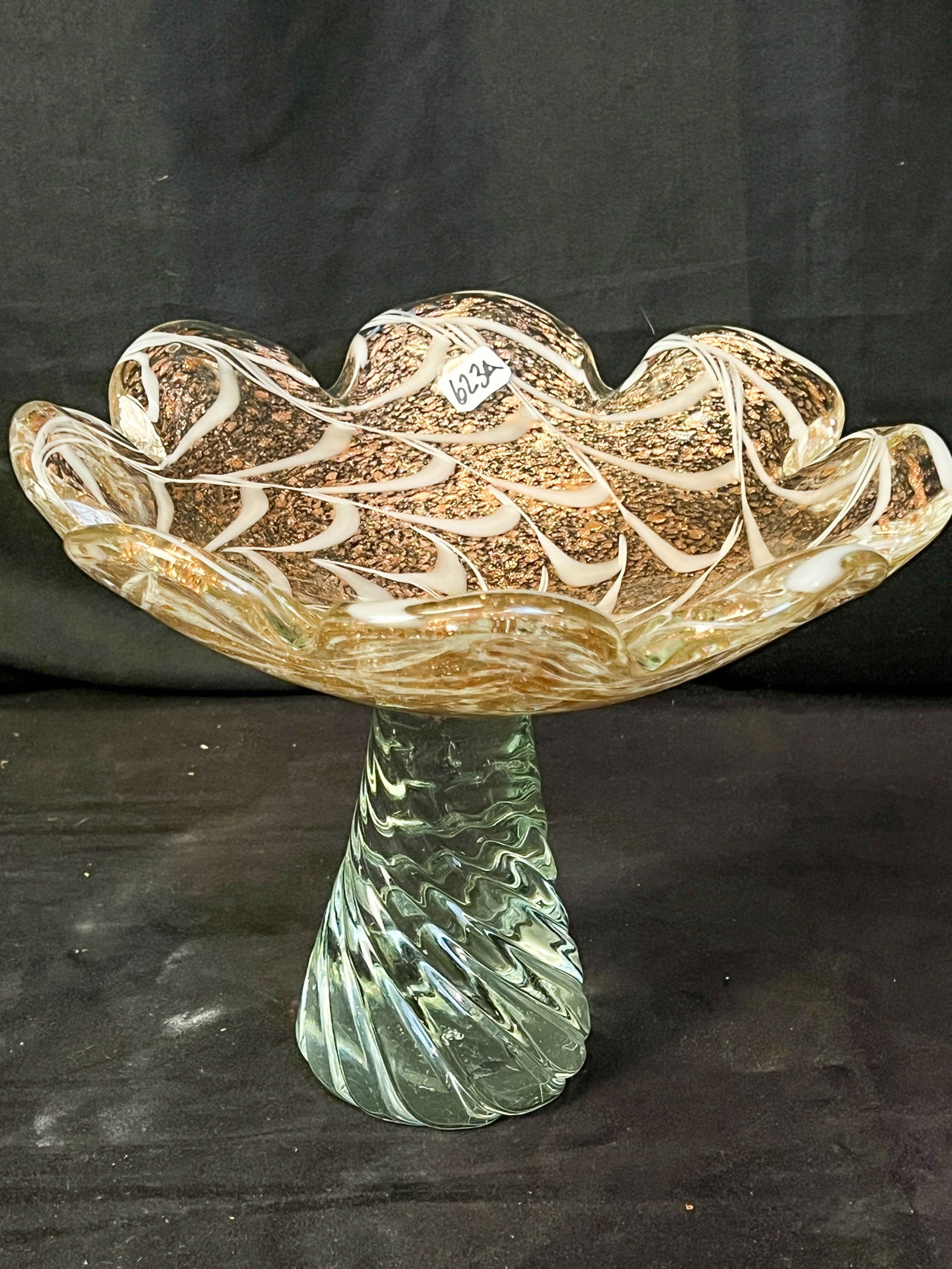 MURANO Decorato a Mano ムラノ ハイエナメル コンポート MURANO Decorato a Mano ムラノ ハイエナメル コンポート - メルカリ