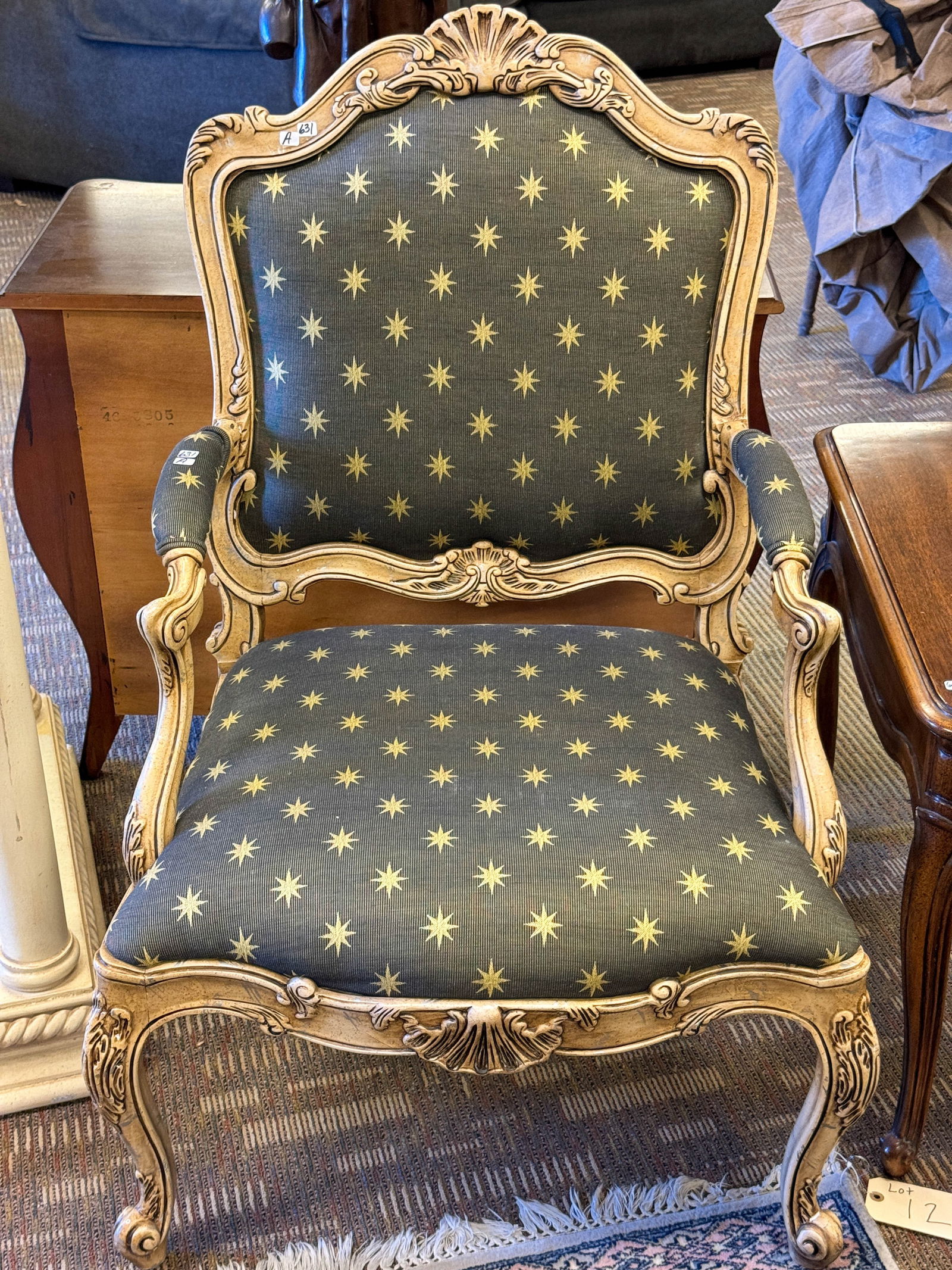 Designer Heritage French Bergere Armchair (1 of 8)