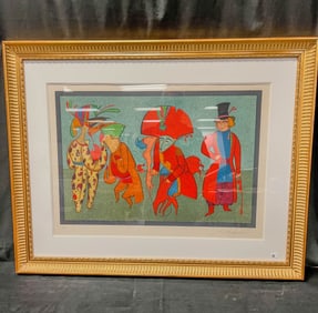 Michail Chemiakin Surrealist Signed Lithograph, Signed c.1970's