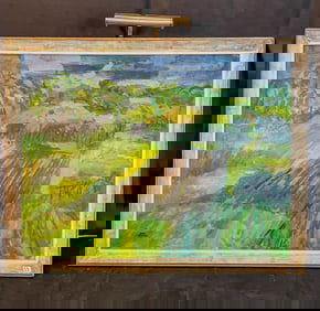 Gary Pisarek Oil on Masonite, early 1960's