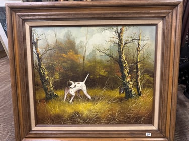 Eugene Kingman Oil on Canvas C. 1960's