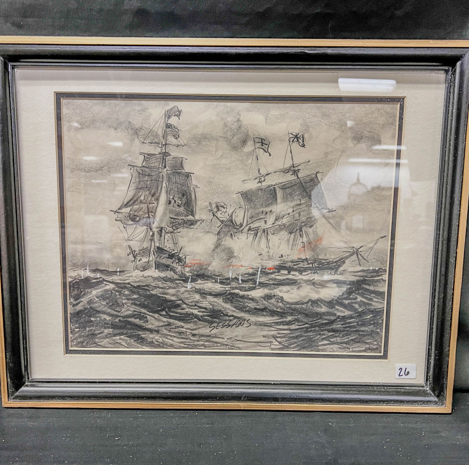 James Milton Sessions Drawing c.1930's (1 of 7)