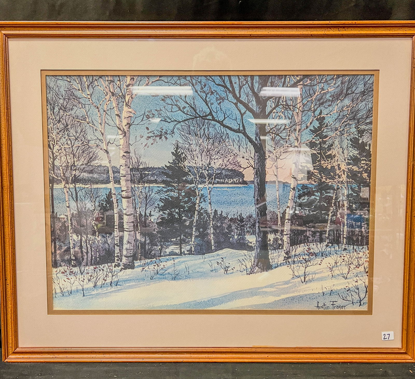 Austin Frazer Watercolor c. 1974 (1 of 9)