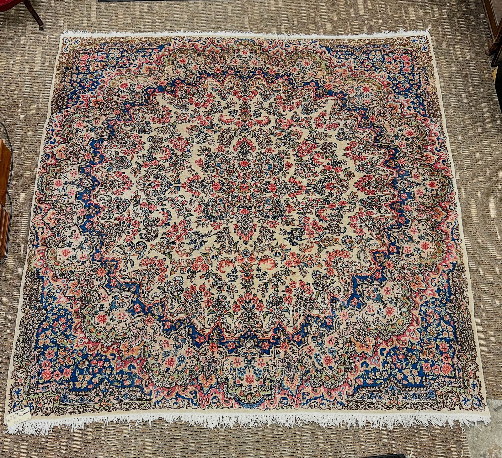 Persian Kerman Hand Tied Oriental Rug (1 of 7)